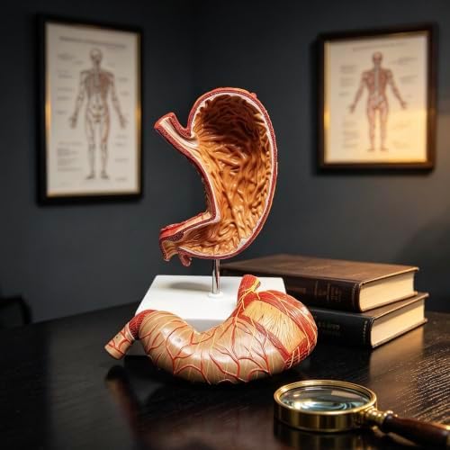 Human Stomach Model 1.5X Enlarged Anatomical Model Anatomy for Science Classroom Study Display Teaching Medical Model 2-Parts - Image 6