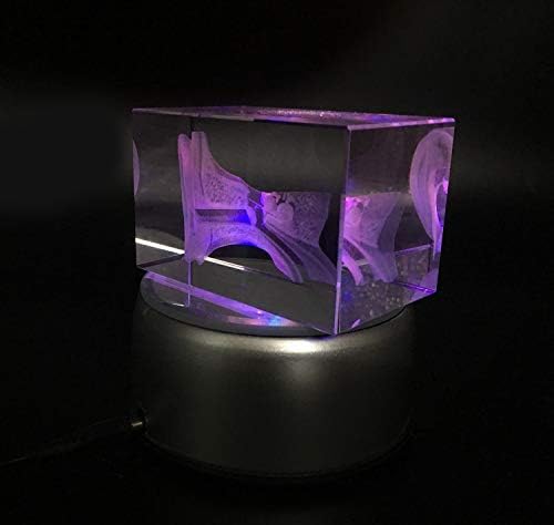 3D Human Ear Anatomical Model Paperweight(Laser Etched) in Crystal Glass Cube Science Anatomy Gift (No Included LED Base) - Image 6