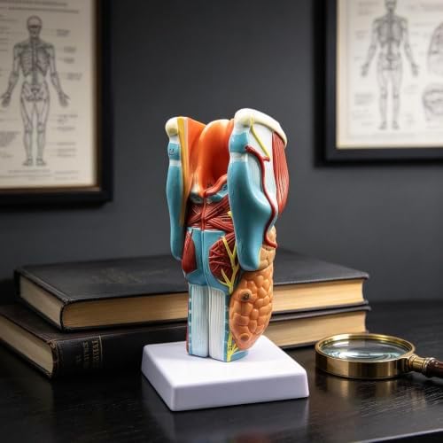 2X Enlarged Human Throat Model, Anatomically Accurate Throat Model Human Throat Anatomy for Science Classroom Study Display Teaching Medical Model - Image 5