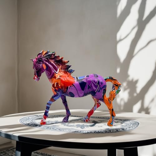 XINDAM Creative Horse Art Figurine Statue Decorative Home & Office Figurines Home Office Display Craft Living Room Decor Ornaments for Tabletop - Image 5