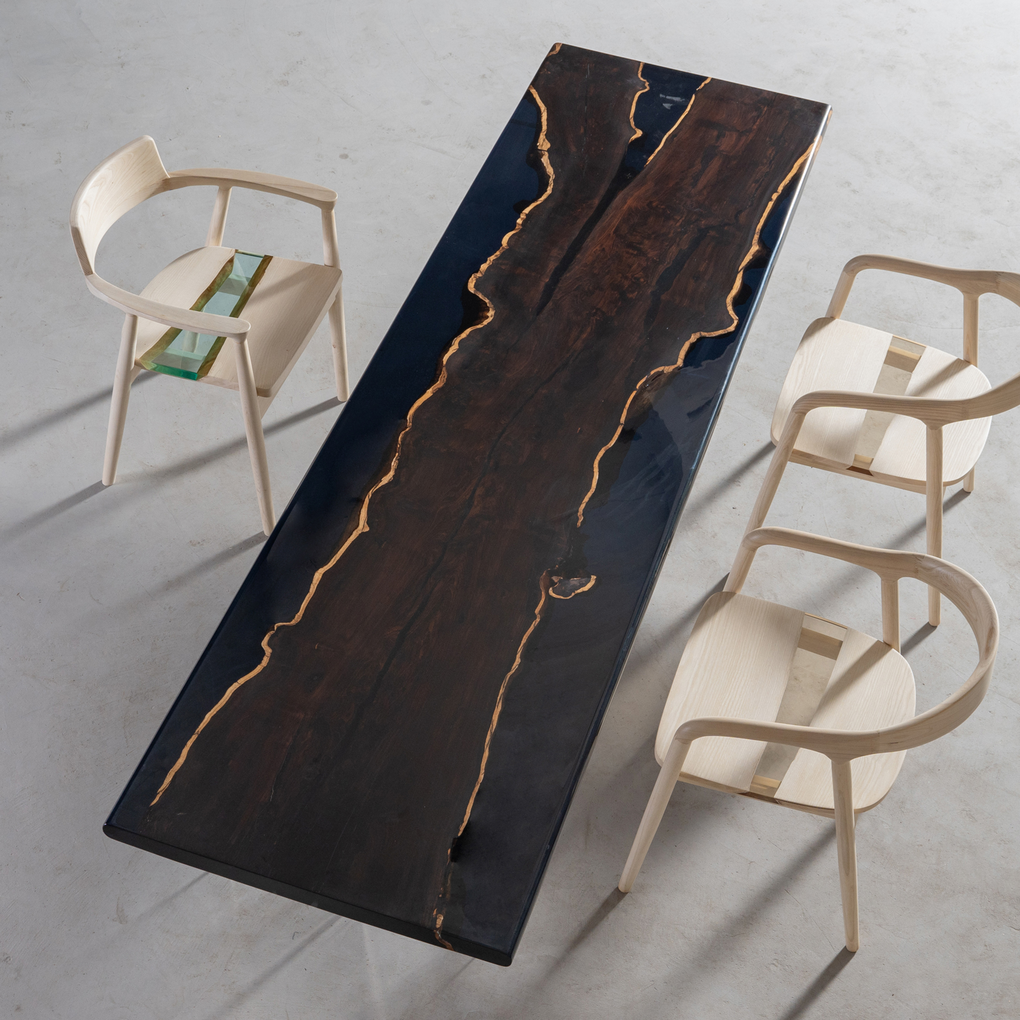 Handmade Customized Epoxy Resin Table, Olive Wood | Custom Large Resin Table, Living Room Table, River Dining Table, Natural Wood Epoxy Coffee Table, Wooden Kitchen Table